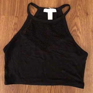 Forever 21 Black Crop Top